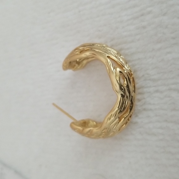 New Kendra Scott Caprise Hoop Earrings - Picture 5 of 6